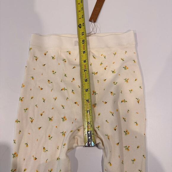 Skims Rib Leggings Size XXS Marigold Rosebud Print Pants Pajamas NEW NWT - Picture 13 of 14